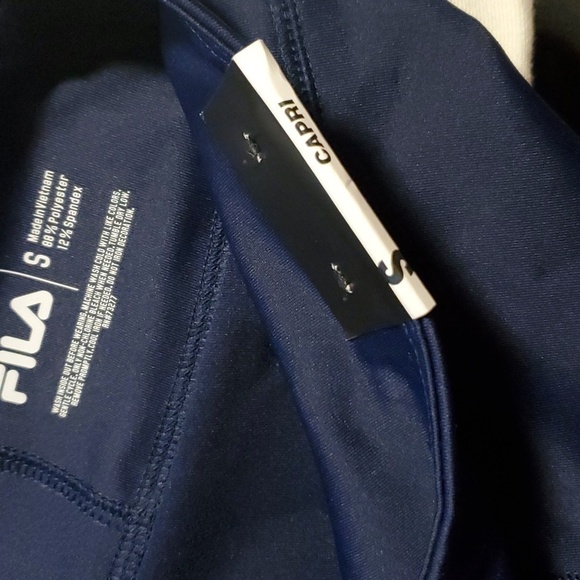 NWT FILA MISTICO HIGH WAISTED LEGGINGS W/23" INSEAM COMPRESSION SZ SMALL - Picture 7 of 7